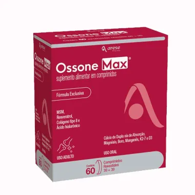 Ossone Max Suplemento Alimentar Com 60 Comprimidos Revestidos