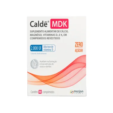 Caldê MDK 2.000UI Zero Açucar com 90 Comprimidos