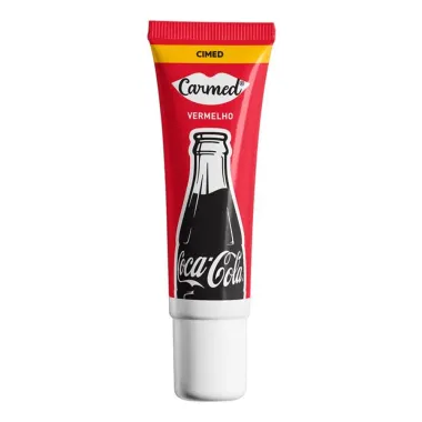 Hidratante Labial Carmed Coca Cola Vermelho 10g