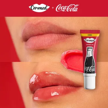 Hidratante Labial Carmed Coca Cola Vermelho 10g