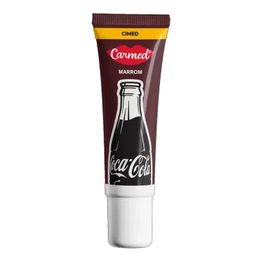 Hidratante Labial Carmed Coca Cola Marrom 10g