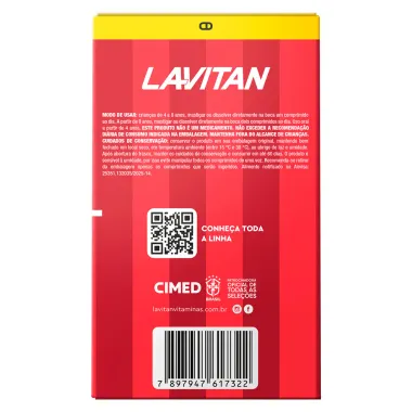 Lavitan Carmed O Glow Up Das Besties Cabelos e Unhas com 60 Comprimidos Mastigáveis