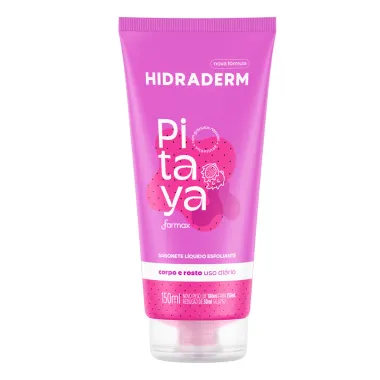 Sabonete Líquido Hidraderm Esfoliante Pitaya Corpo e Rosto 150ml