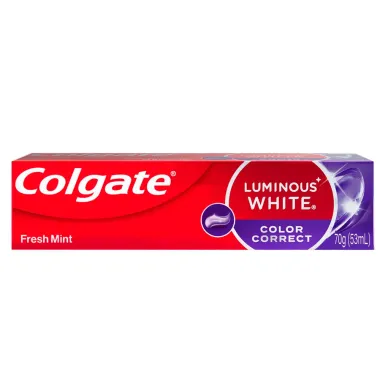 Creme Dental Colgate Luminous White Color Correct Fresh Mint 70g
