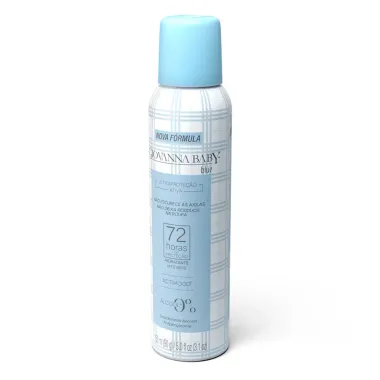 Desodorante Giovanna Baby Blue Aerossol Ultra Proteção Ativa Antiperspirante 72h 150ml