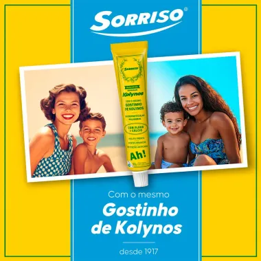 Creme Dental Sorriso Kolynos Lata 90g