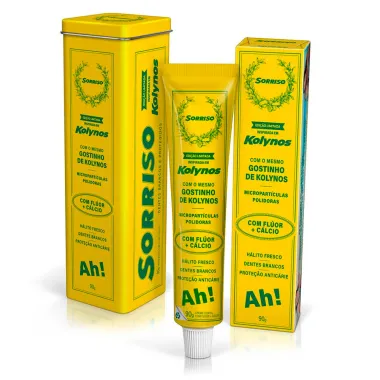 Creme Dental Sorriso Kolynos Lata 90g