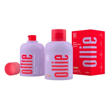 Glow Hidratante Facial Ollie FPS 50 Bronze 30ml