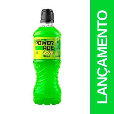 Isotônico Powerade Sour Sabor Maçã Verde 500ml