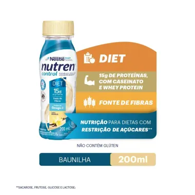 Nutren Control Diet Baunilha Complemento Alimentar 200ml
