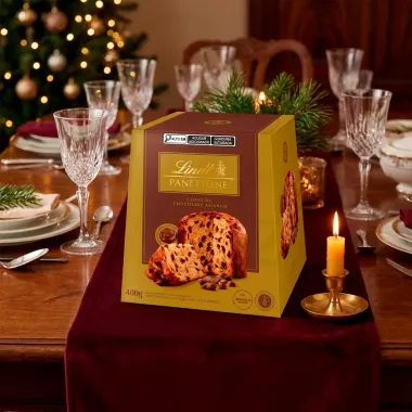 Panettone Lindt com Gotas de Chocolate Amargo 400g