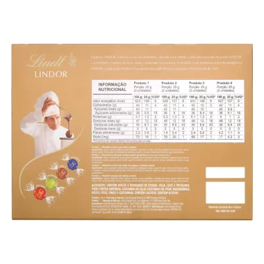 Chocolate Lindt Lindor Sortidos com Trufa de Pistache 100g