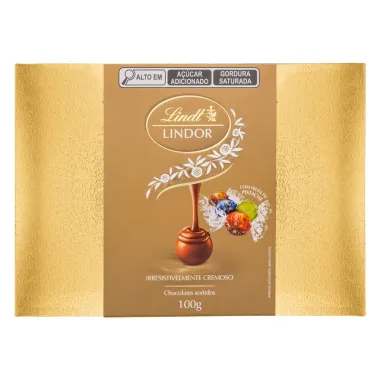 Chocolate Lindt Lindor Sortidos com Trufa de Pistache 100g