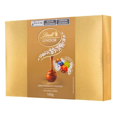 Chocolate Lindt Lindor Sortidos com Trufa de Pistache 100g