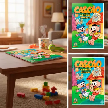 Livro Infantil Cascão 57 O Relógio Milenar