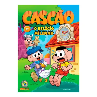 Livro em Quadrinhos Turma da Mônica Cascão Edição 57 O Relógio Milenar Panini Comics
