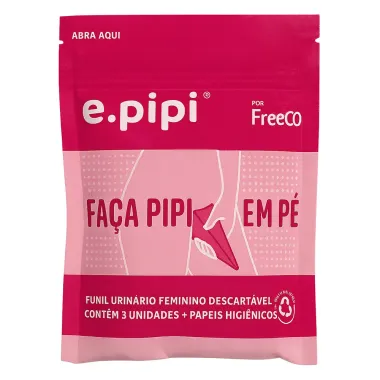 Funil Urinário Feminino EPipi Descartável 3 Unidades