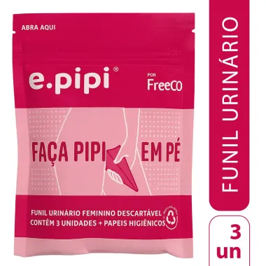 Funil Urinário Feminino EPipi Descartável 3 Unidades