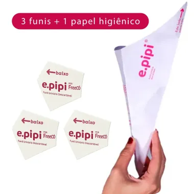 Funil Urinário Feminino EPipi Descartável 3 Unidades