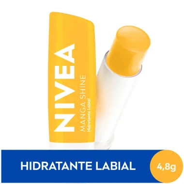 Hidratante Labial Nivea Manga Shine Vegano 4,8g