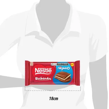 Chocolate Nestl&eacute; Recheados Negresco 90g