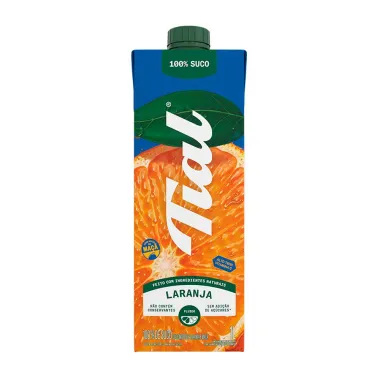 Suco Tial 100% Sabor Laranja 1 Litro
