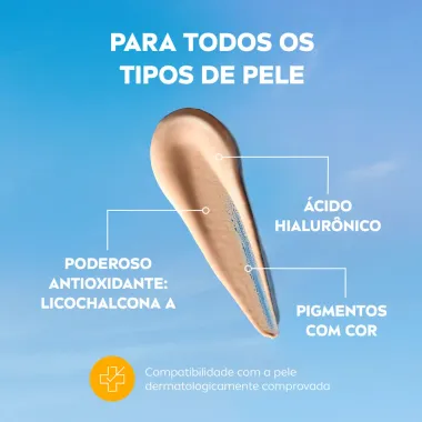Protetor Solar Nivea Sun UV Face Specialist Ultra Light Fluido Diário FPS 70 Cor Clara 40ml