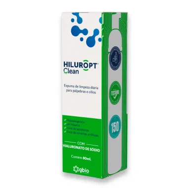 Hiluropt Clean Espuma Limpeza Diária para Pálpebras e Cílios 80ml