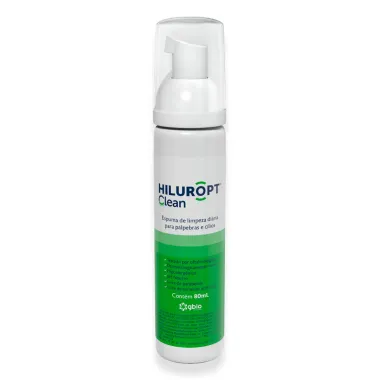 Hiluropt Clean Espuma Limpeza Diária para Pálpebras e Cílios 80ml