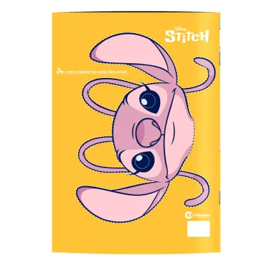 Livro Mió Disney Stitch com Máscara Angel e Adesivos