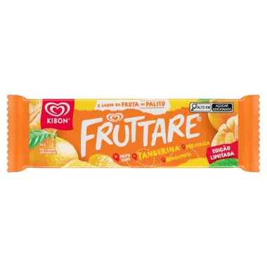 Picolé Kibon Fruttare Sabor Tangerina Mexerica e Bergamota 59g