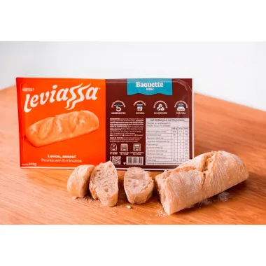 Baguete Mini Leviassa 240g