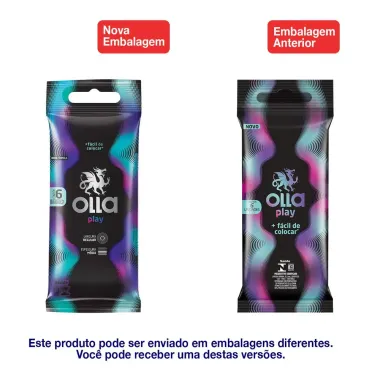 Camisinha Olla Play 6 Unidades