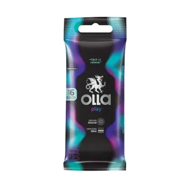 Camisinha Olla Play 6 Unidades