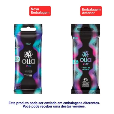 Camisinha Olla Play 6 Unidades