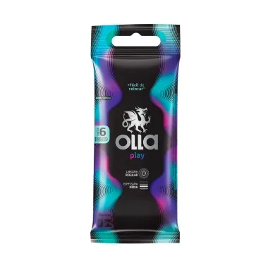Camisinha Olla Play 6 Unidades