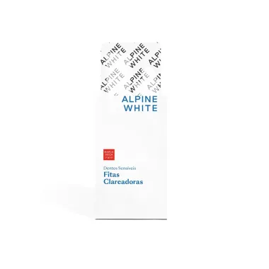 Fitas Clareadoras Alphine White Dentes Sensíveis 14 Unidades