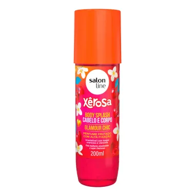 Body Splash Salon Line X&ecirc;rosa Cabelo e Corpo Glamour Chic Perfume Frutado com Alta Fixa&ccedil;&atilde;o 200ml