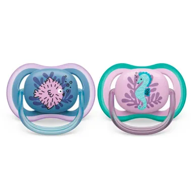 Chupeta Philips Avent Ultra Air de 6 a18 Meses Decorada Sortidas 2 Unidades