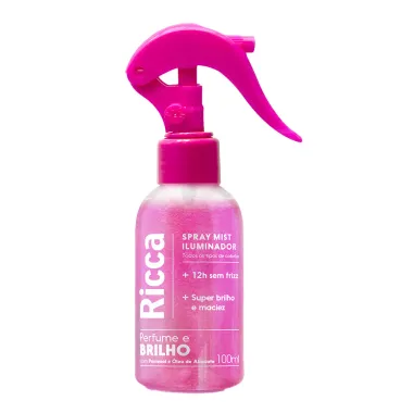 Spray Mist Ricca Iluminador Perfume e Brilho 100ml