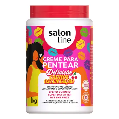Creme de Pentear Salon Line Definição Cachos Ostentação 1Kg