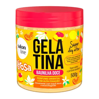 Gelatina Salon Line X&ecirc;rosa Baunilha Doce Perfume Oriental com Alta Fixa&ccedil;&atilde;o 500g