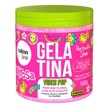Gelatina Salon Line X&ecirc;rosa Vibes Pop Perfume Floral com Alta Fixa&ccedil;&atilde;o 500g