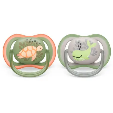 Chupeta Philips Avent Ultra Air Tamanho 2 de 6 a 18 Meses Desenhos e Cores Sortidas 2 Unidades