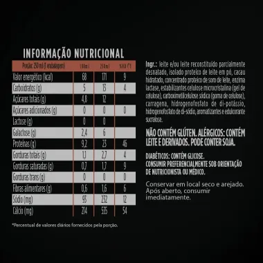 YoPro + Recovery Boost Shake Chocolate com 23g Prote&iacute;nas 5g de BCAAS 250ml