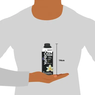 YoPro + Recovery Boost Shake Baunilha com 23g Prote&iacute;nas 5g de BCAAS 250ml