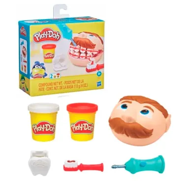 Massa de Modelar Play Doh Mini Clássicos Dentista 3+ Anos