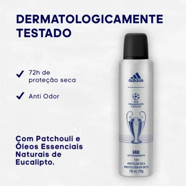 Desodorante Adidas UEFA Goal Antitranspirante 150ml