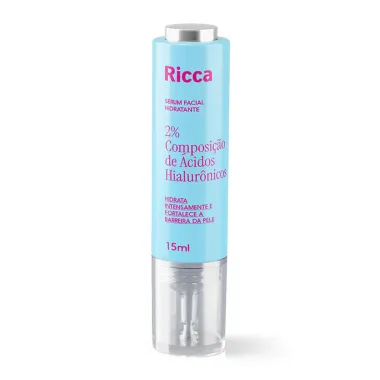 Sérum Facial Hidratante Ricca 2% Ácido Hialurônico 15ml