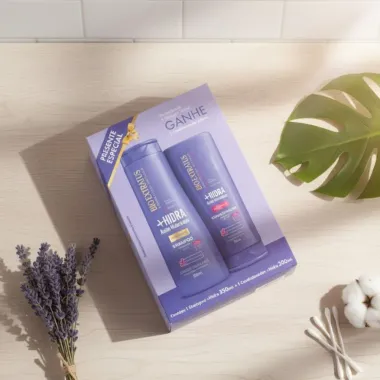 Kit Bio Extratus +Hidra: Shampoo 350ml + Condicionador 200ml - Ácido Hialurônico